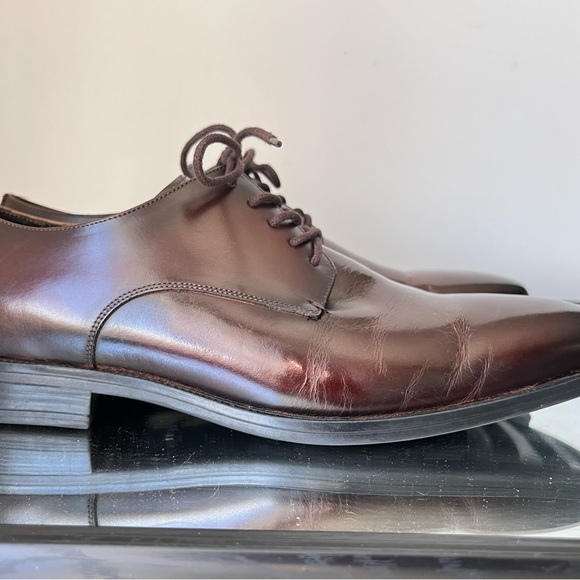 Studio Belvedere Ciro Men's Dress Shoes Size 10 D Brown Made in Brazilian - Picture 1 of 9